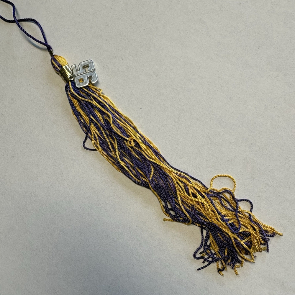Vintage Class Of 95 Tassel Purple Gold 1995 Graduation